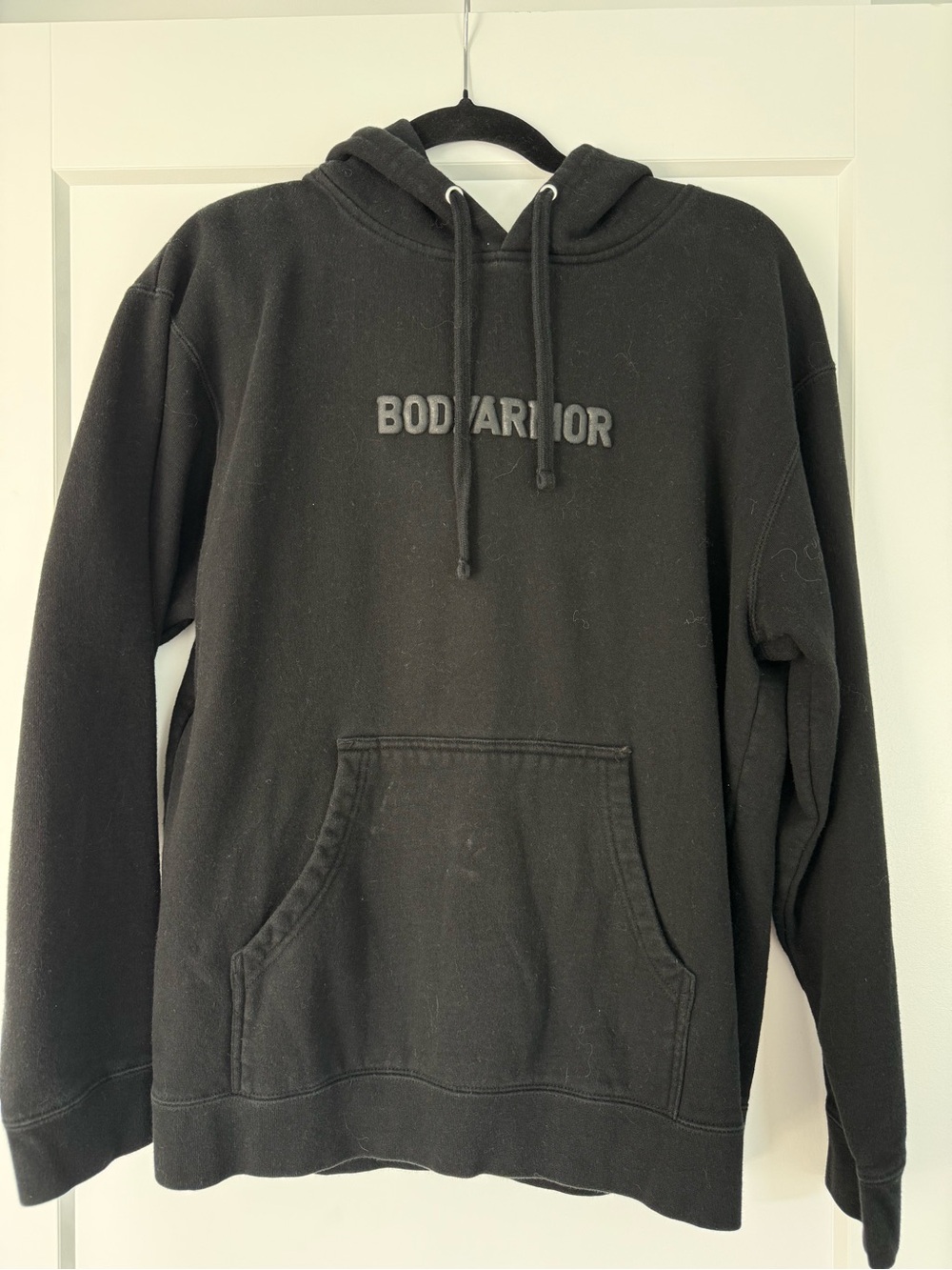 Body Armor Men's Black Hooded Sweatshirt